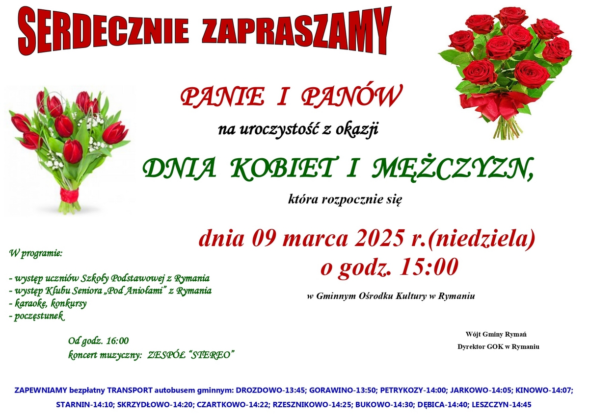 Dzień Kobiet i Mężczyzn 2025