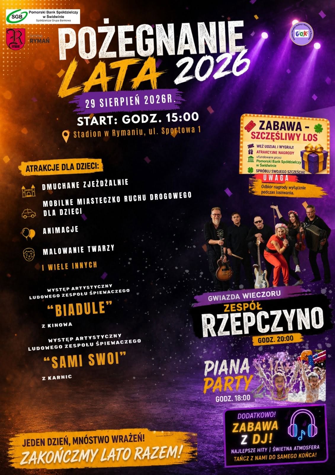 Pożegnanie Lata 2026_Stadion_29.08.2026