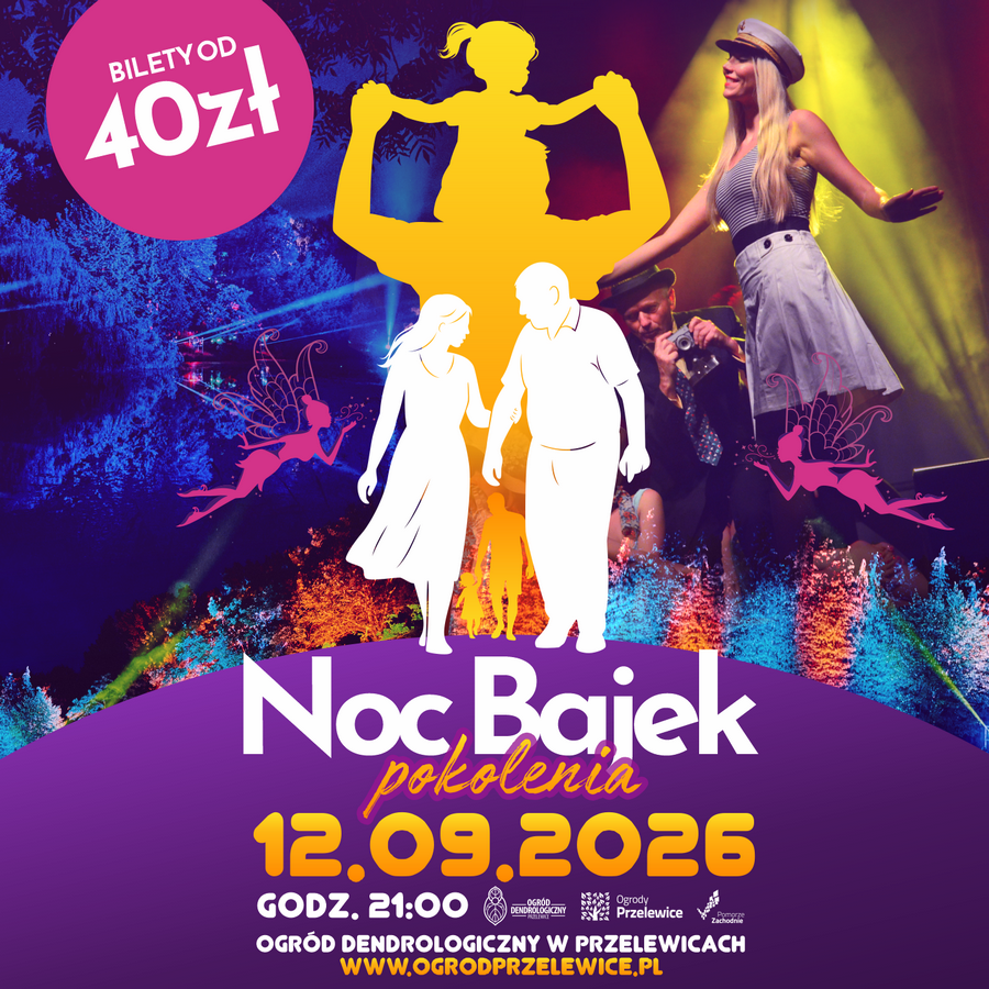Noc Bajek Pokolenia w&nbsp;Ogrodzie