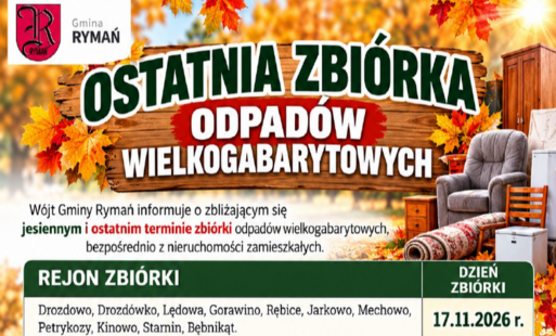 Ostatnia zbiórka odpadów wielkogabarytowych_17 i 24.11.2026
